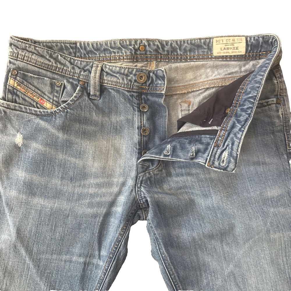 Diesel Larkee Men's Relaxed Jeans - Light Blue